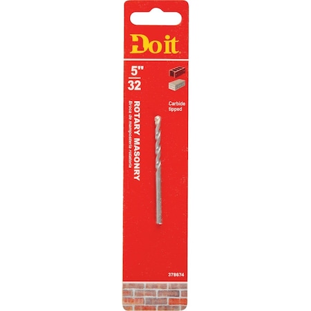 All-Source 5/32 In. x 4-1/2 In. Rotary Masonry Drill Bit 374191DB